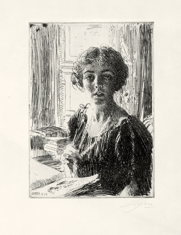  安德斯·莱奥纳德·佐恩 Anders Leonard Zorn —— 佐恩(素描) (98)